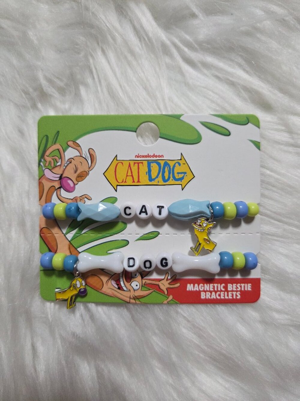 Cat Dog Beaded Bracelet Set